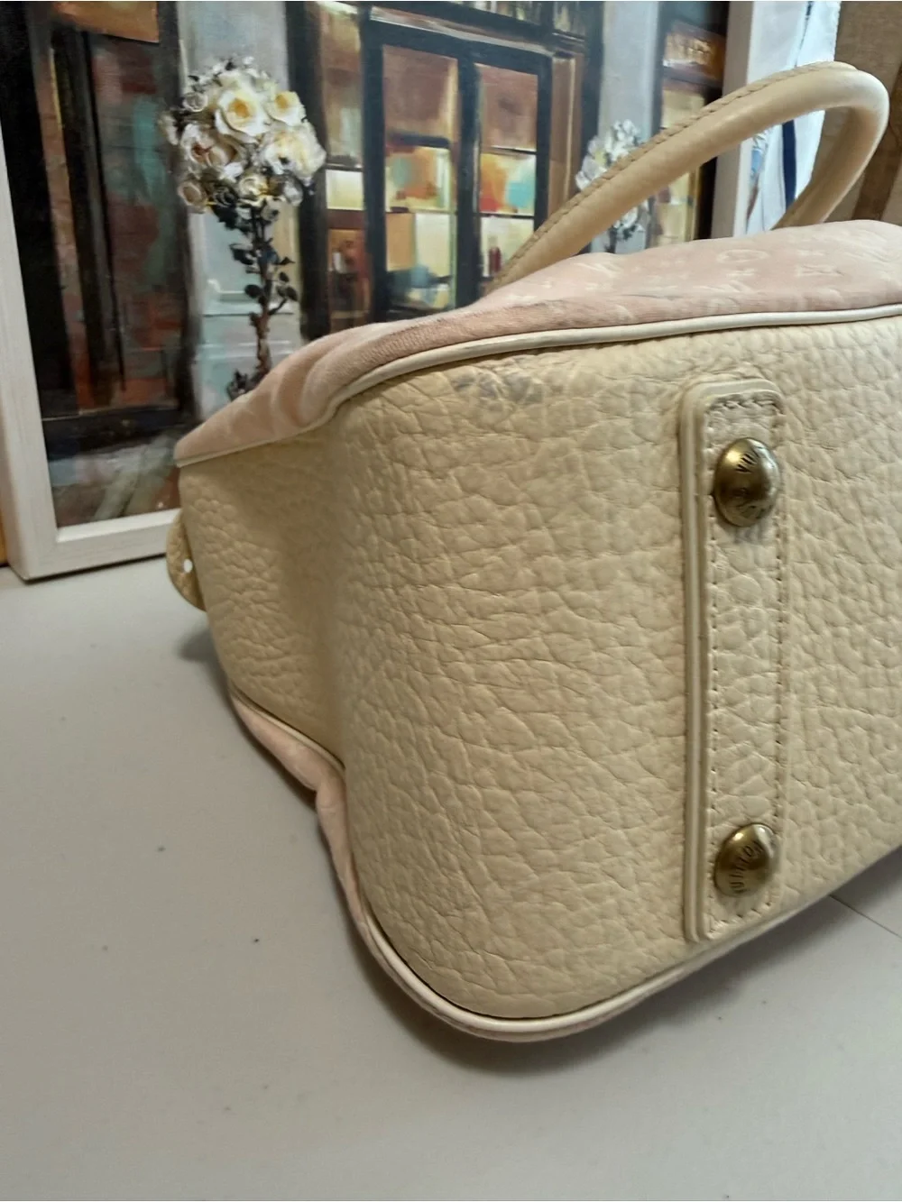 Louis Vuitton Pink Monogram Canvas Top-Handle Bag